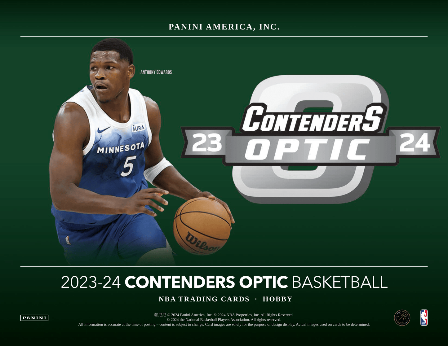 Panini - 2023/24 Contenders Optic Basketball (NBA) - Hobby Box