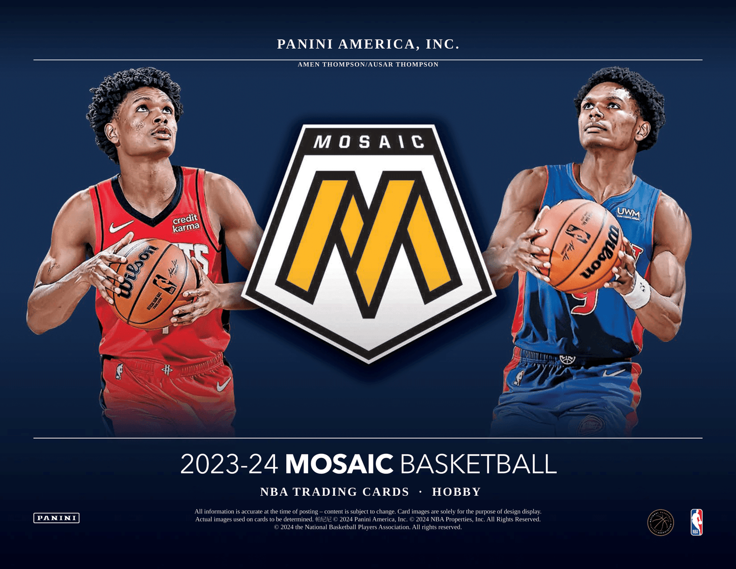 Panini - 2023/24 Mosaic Basketball (NBA) - Hobby Box