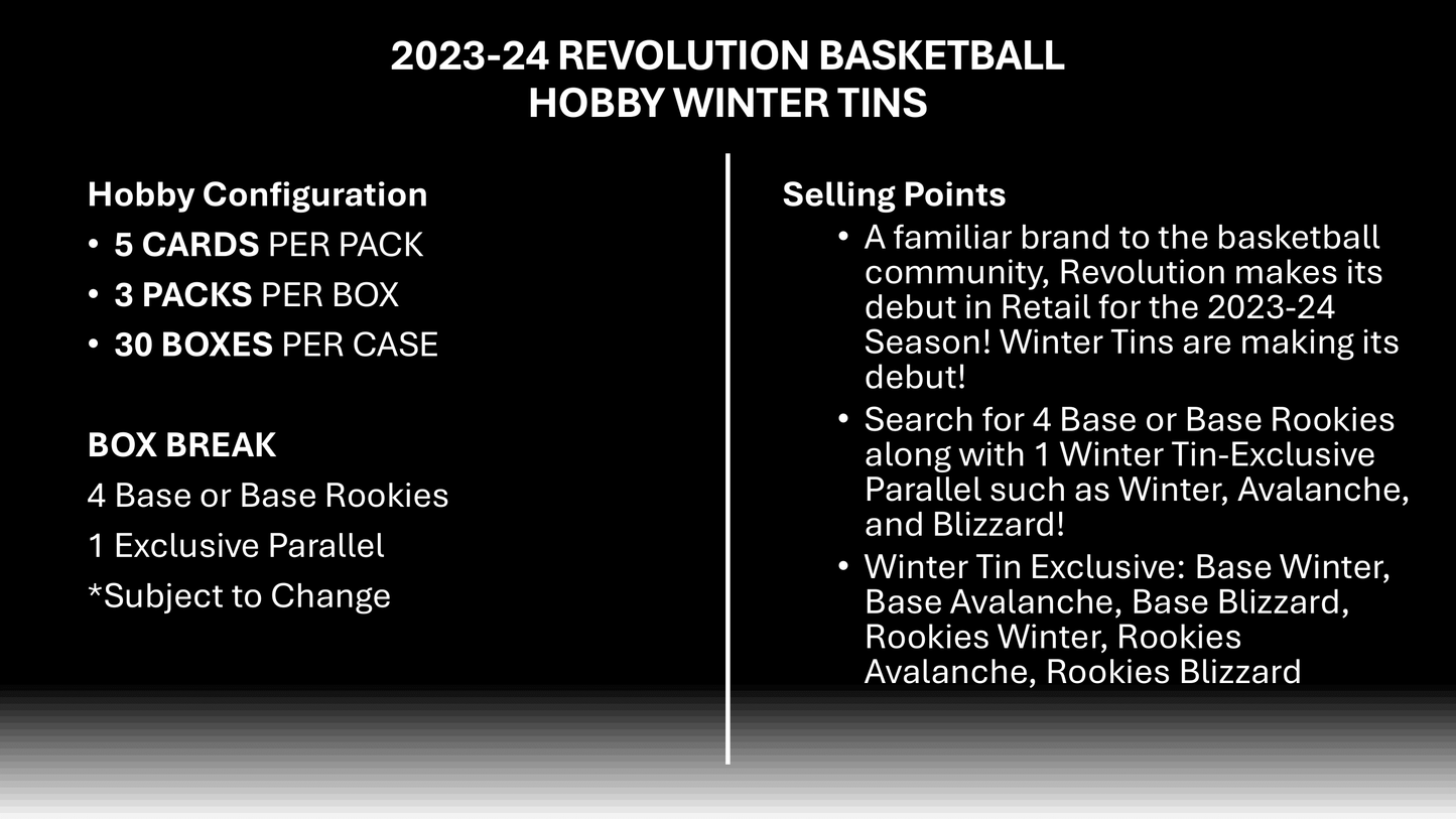 Panini - 2023/24 Revolution Basketball (NBA) - Winter Tin