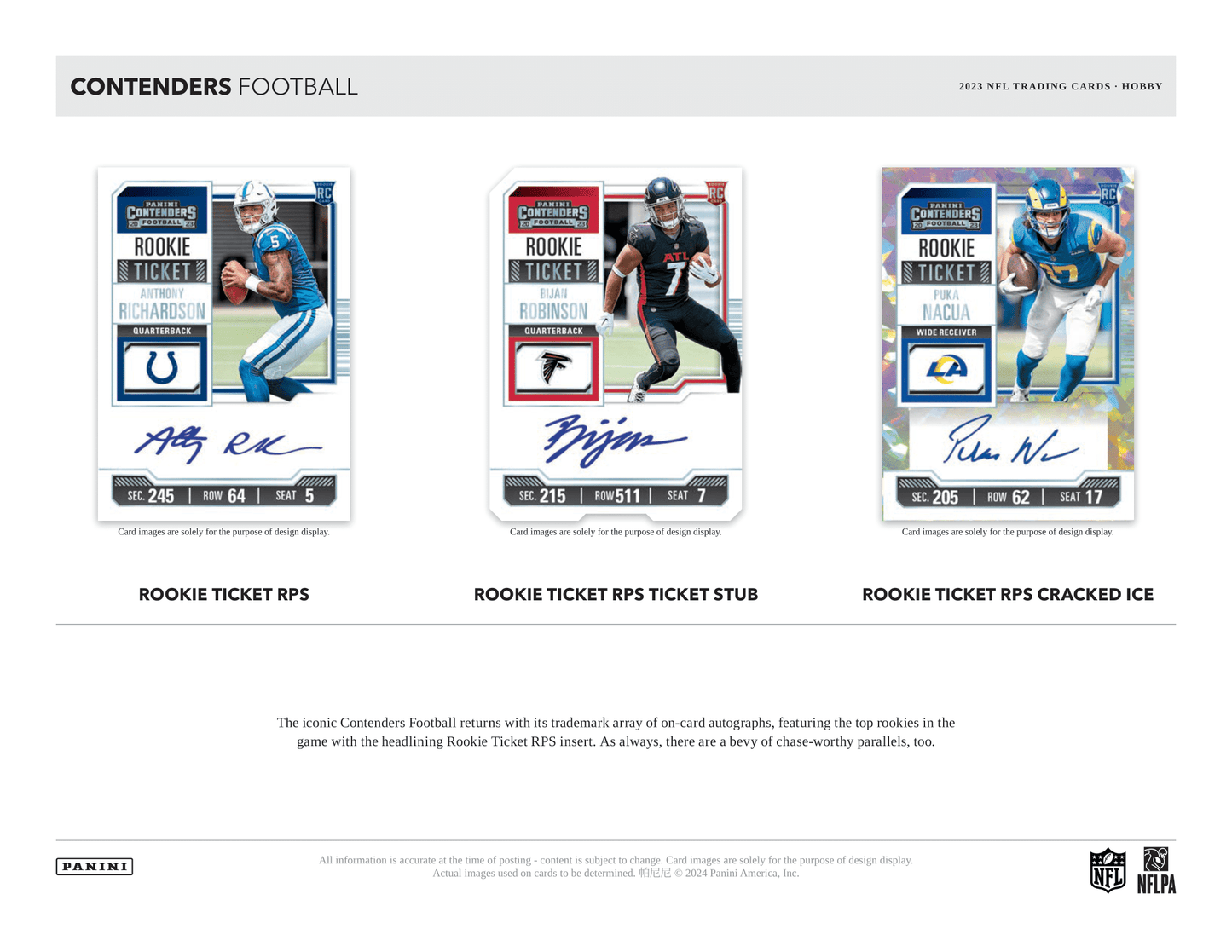 Panini - 2023 Contenders American Football (NFL) - Hobby Box
