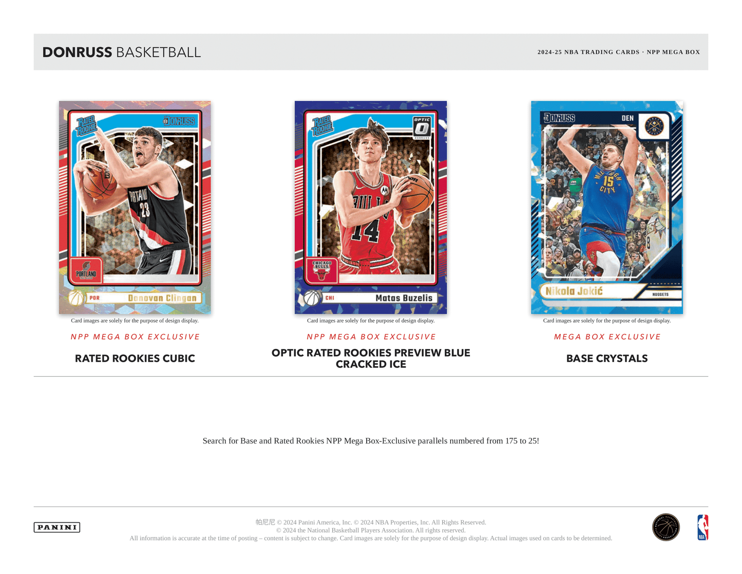 Panini - 2024/25 Donruss Basketball (NBA) - Mega Box