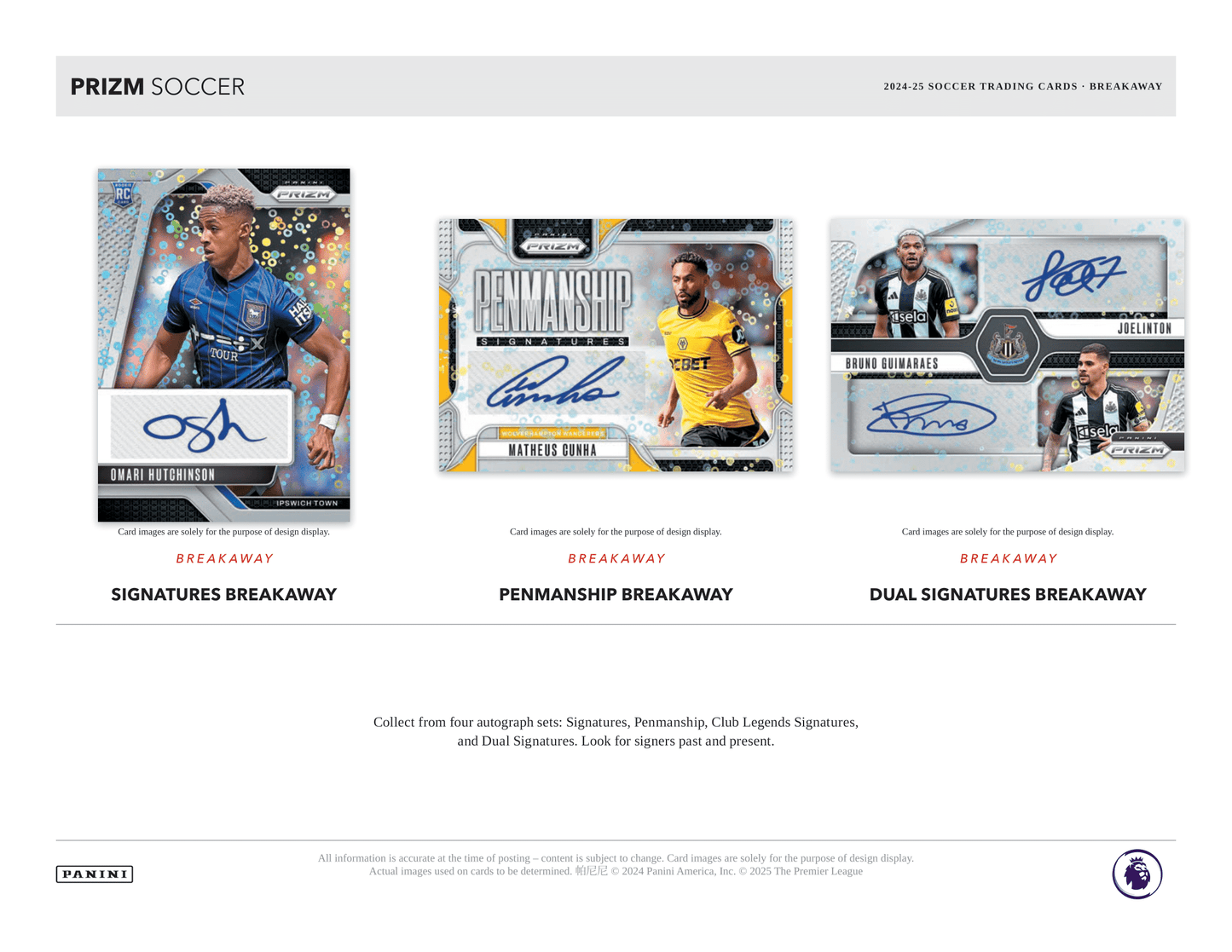 Panini - 2024/25 Prizm Premier League Football (Soccer) - Breakaway Box