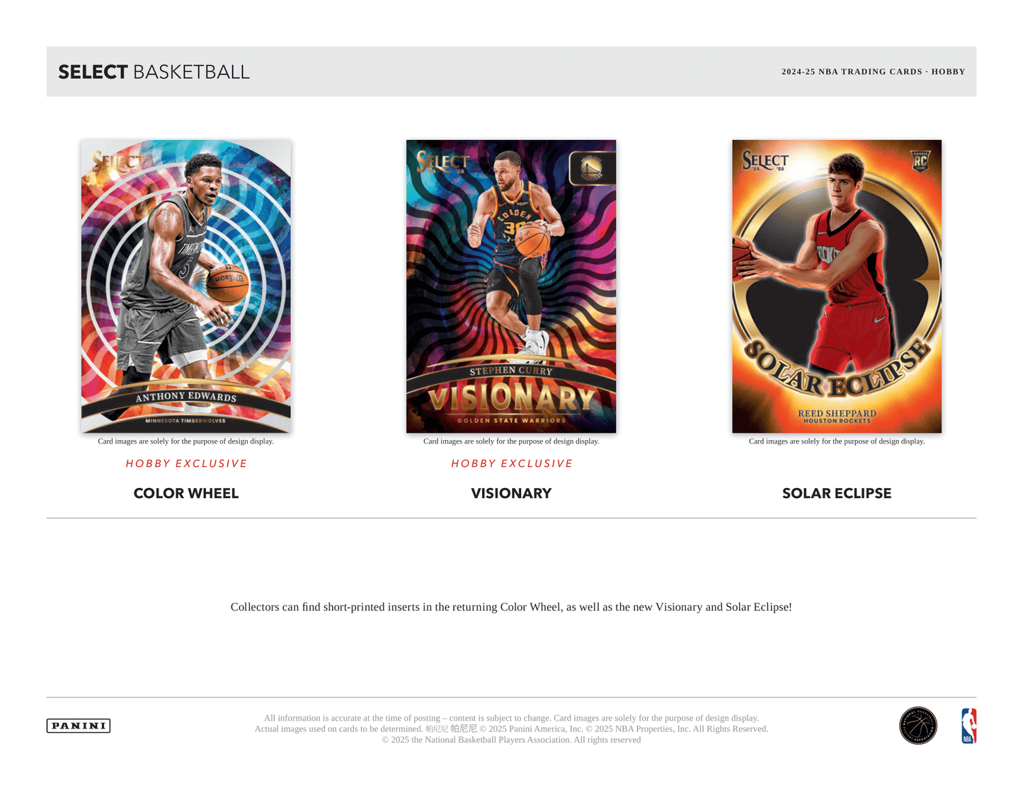 Panini - 2024/25 Select Basketball (NBA) - Hobby Box