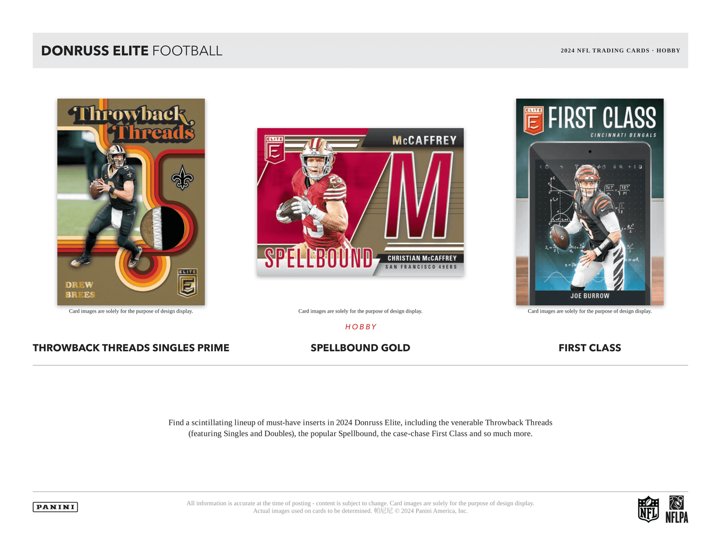 Panini - 2024 Donruss Elite American Football (NFL) - Hobby Box