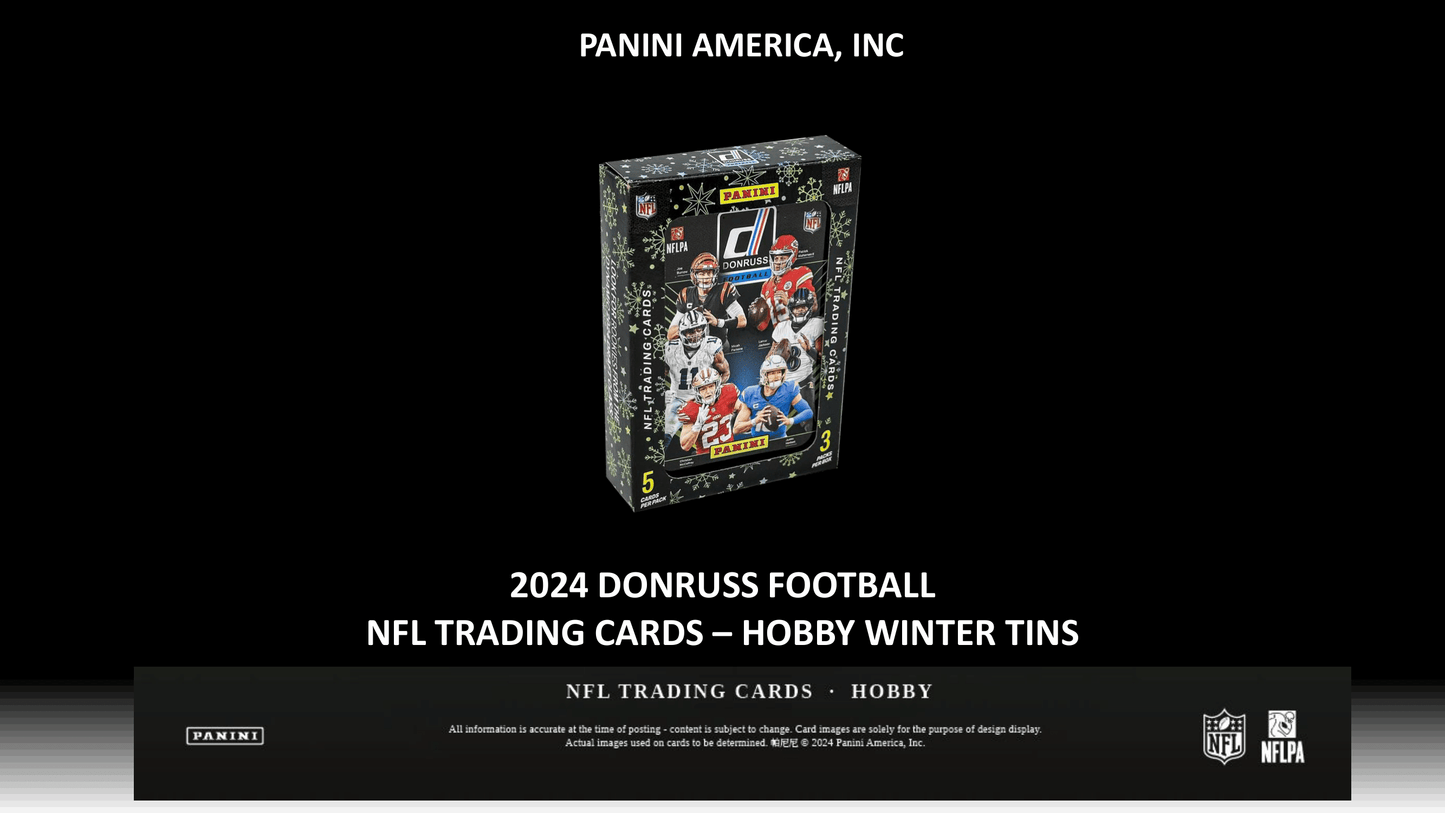 Panini - 2024 Donruss American Football (NFL) - Winter Tin