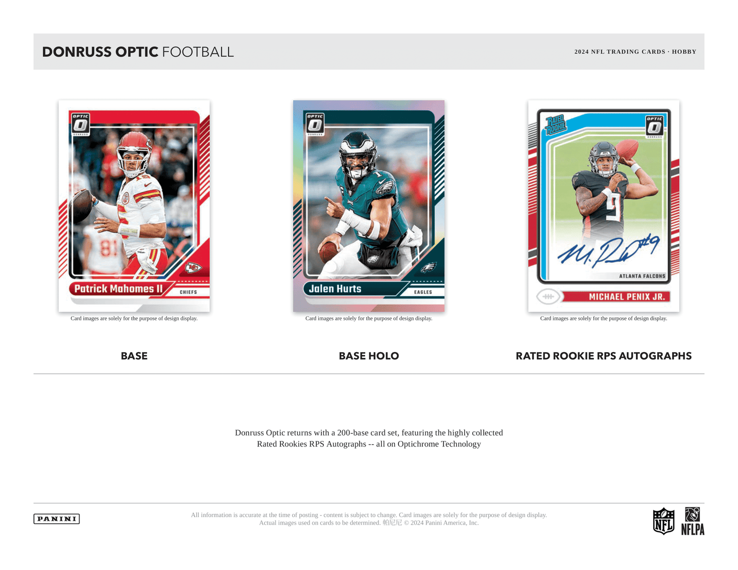 Panini - 2024 Donruss Optic American Football (NFL) - Hobby Box