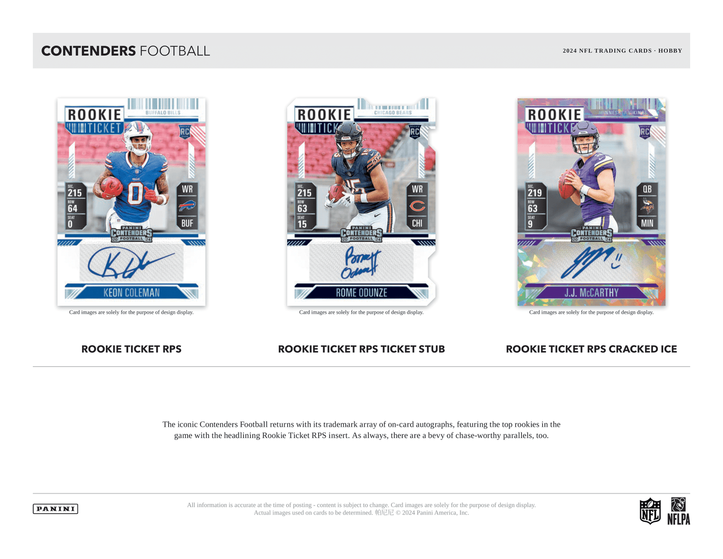Panini - 2024 Contenders American Football (NFL) - Hobby Box