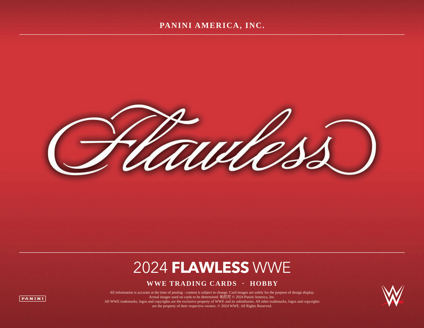 Panini - 2024 Flawless WWE - Hobby Box
