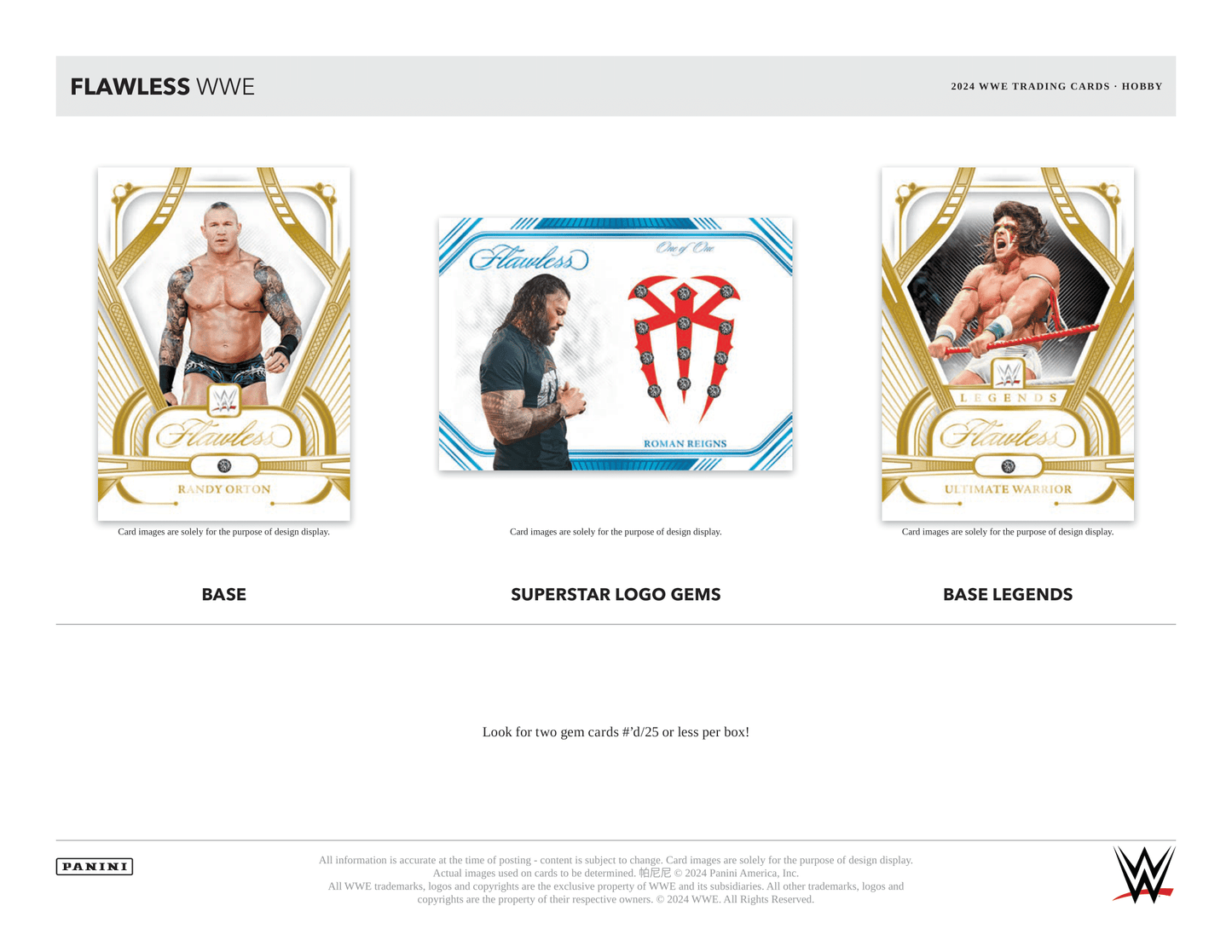 Panini - 2024 Flawless WWE - Hobby Box
