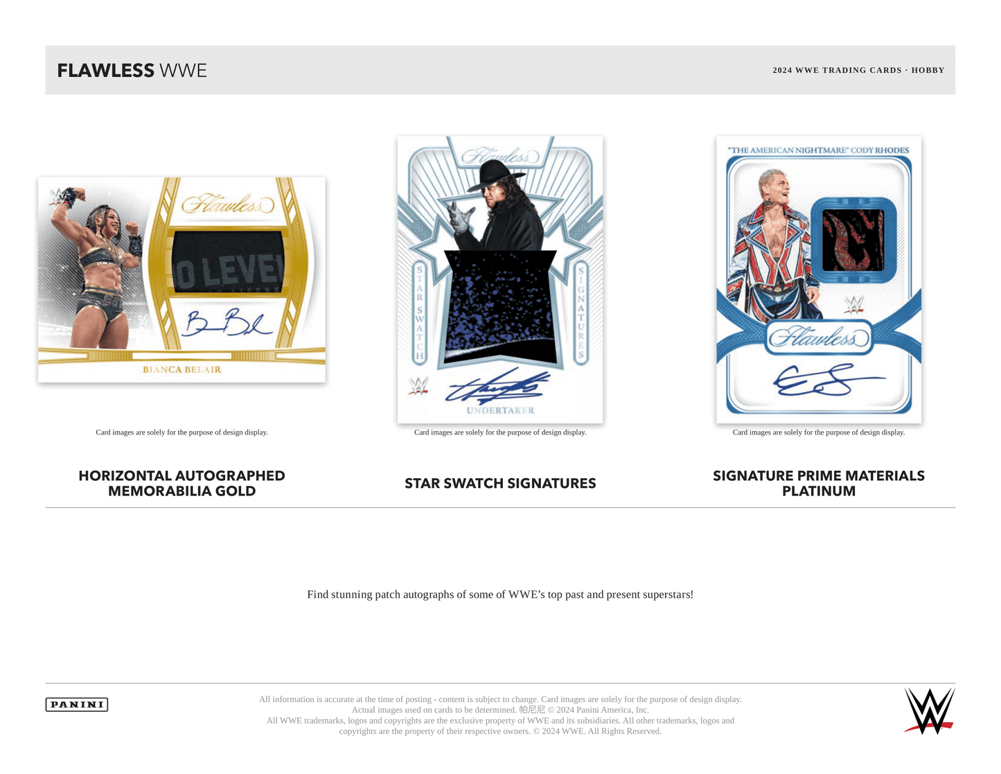 Panini - 2024 Flawless WWE - Hobby Box
