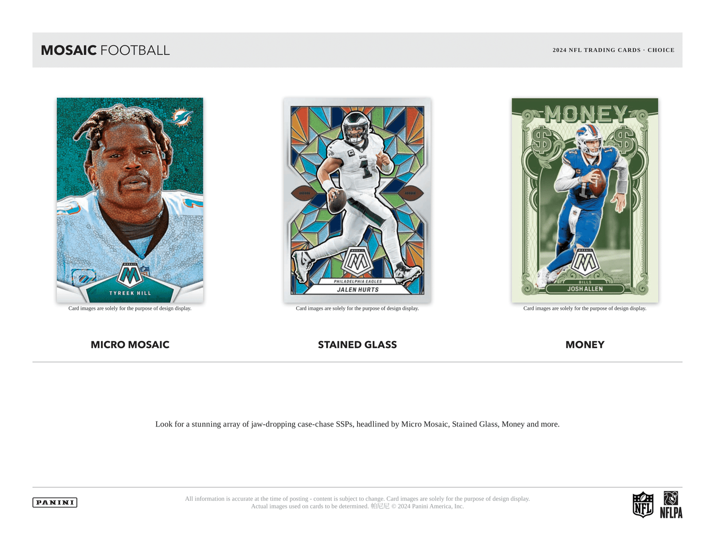 Panini - 2024 Mosaic American Football (NFL) - Choice Box