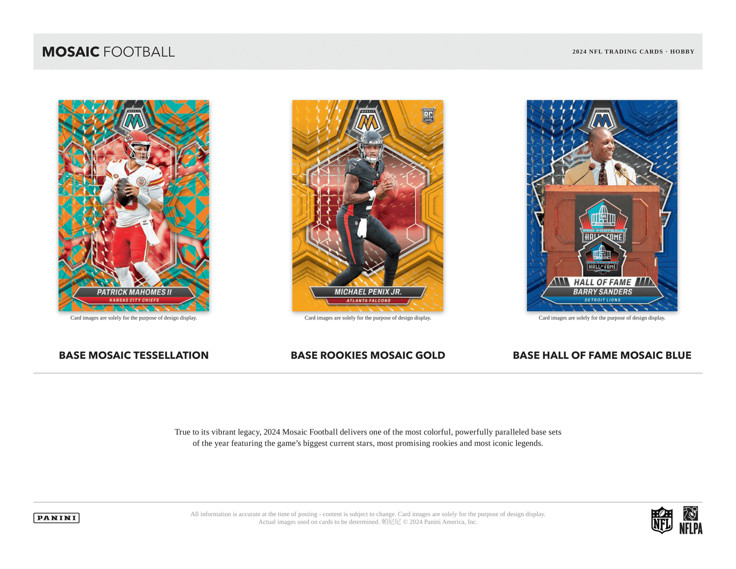 Panini - 2024 Mosaic American Football (NFL) - Hobby Box