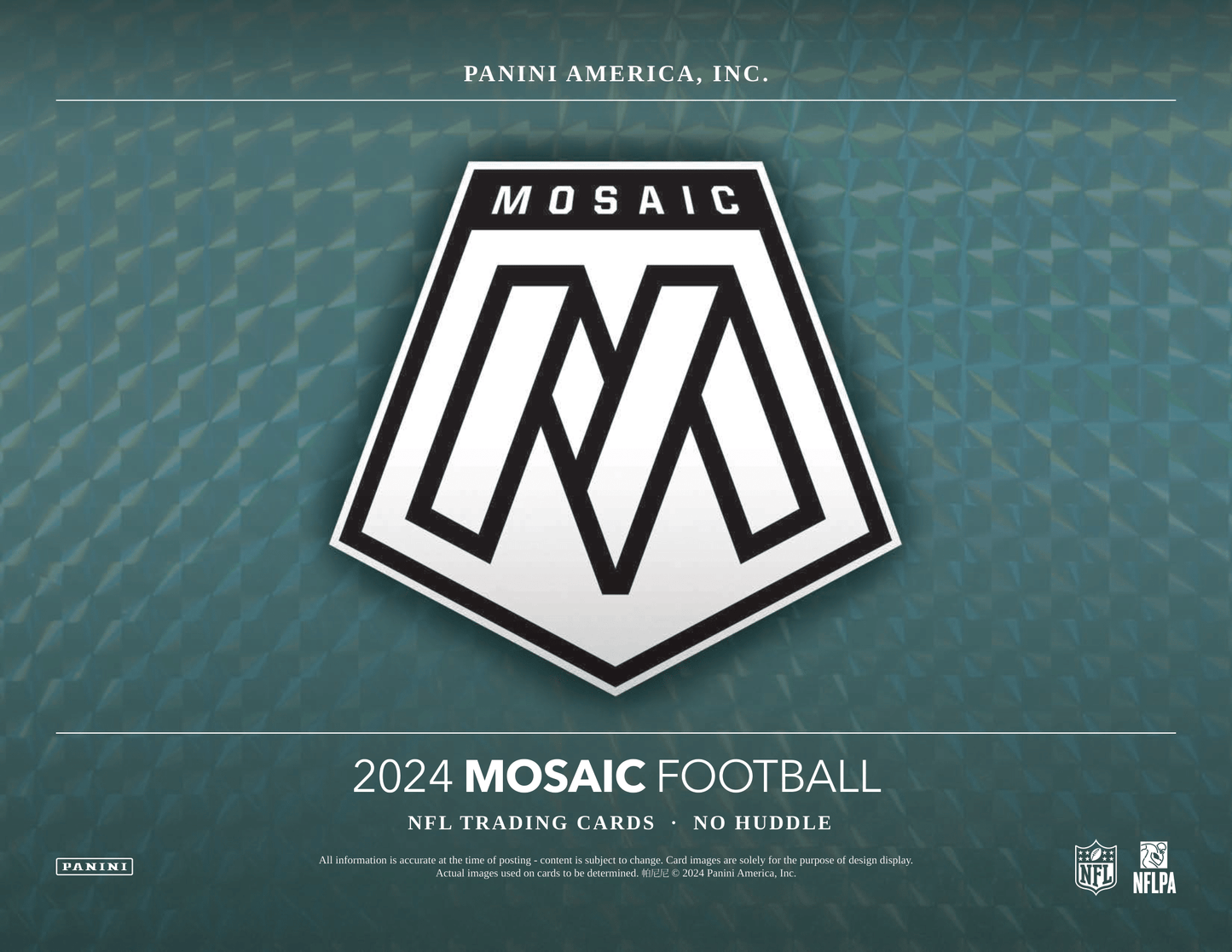 Panini - 2024 Mosaic No Huddle American Football (NFL) - Hobby Box