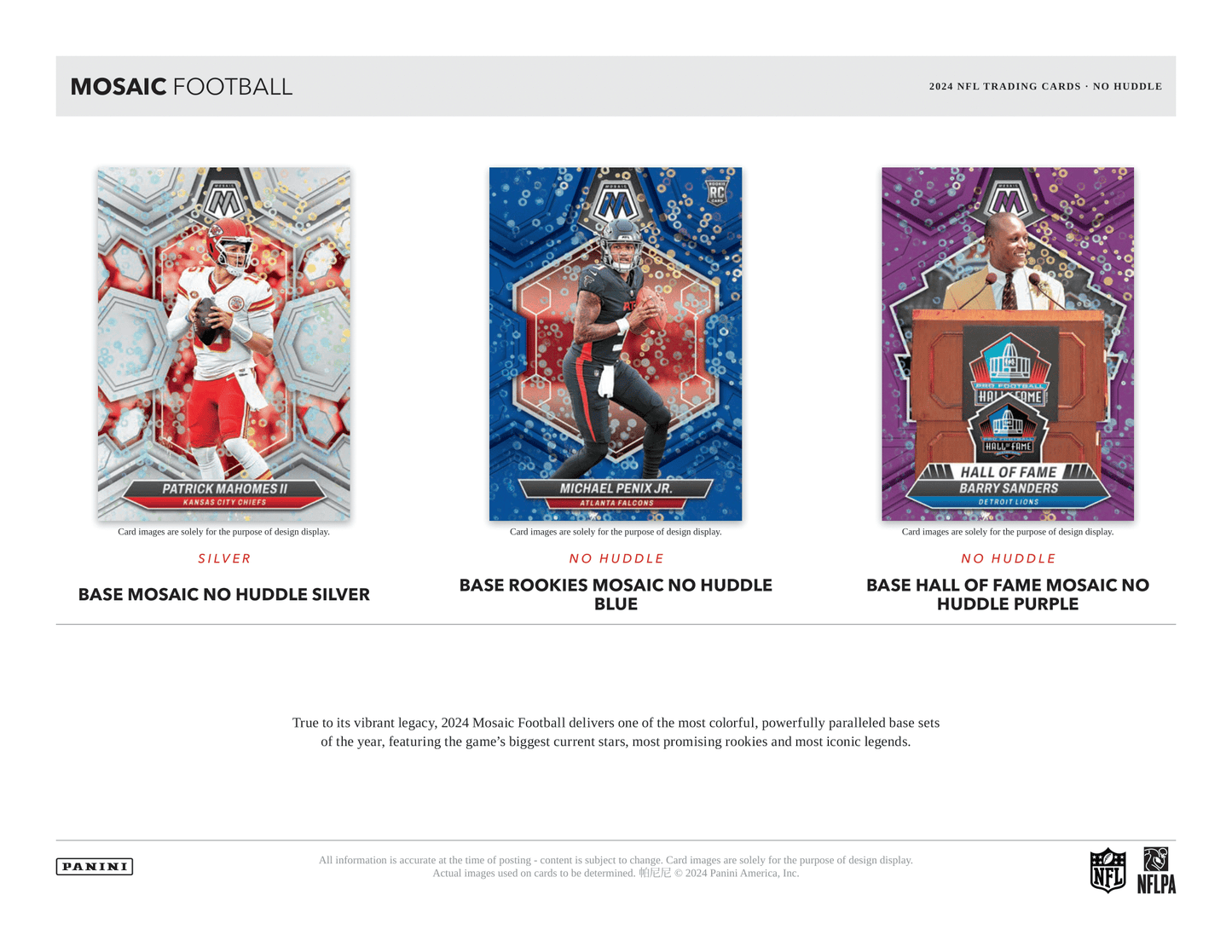 Panini - 2024 Mosaic No Huddle American Football (NFL) - Hobby Box