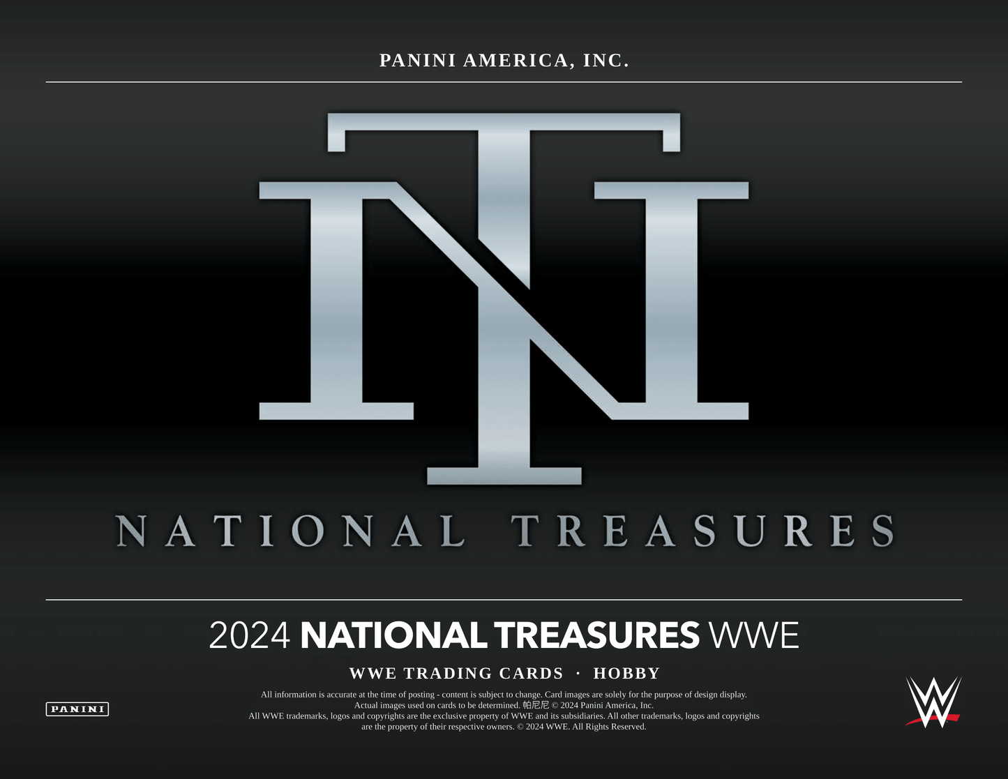 Panini - 2024 National Treasures WWE - Hobby Box
