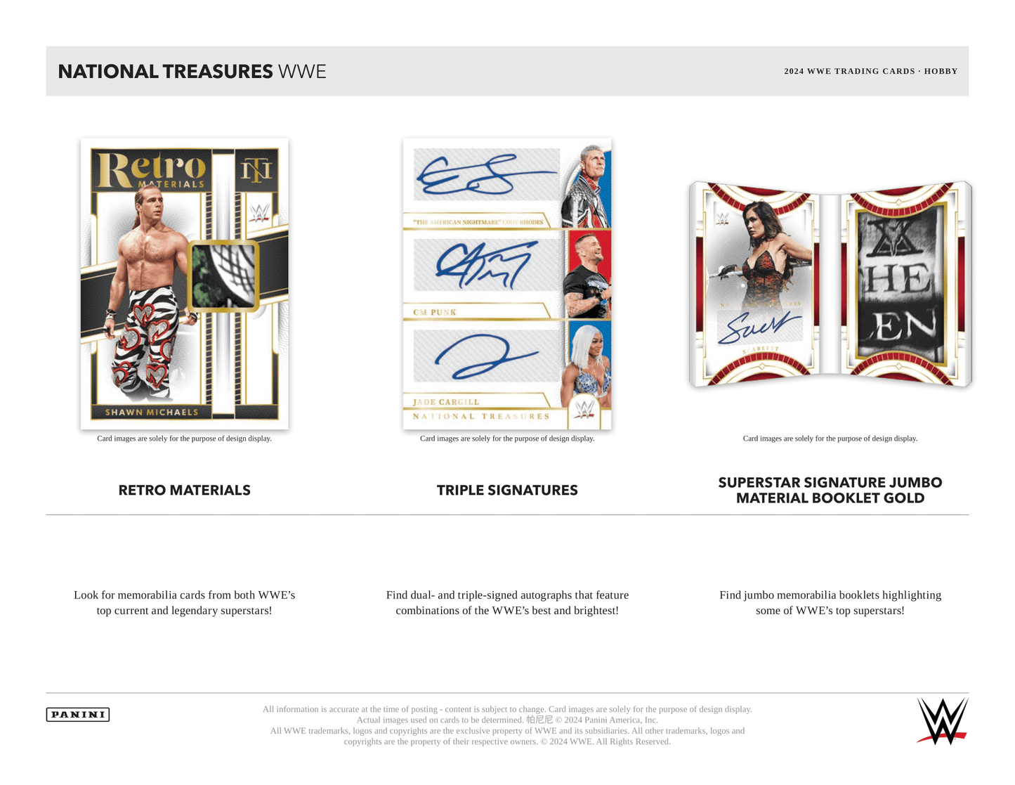 Panini - 2024 National Treasures WWE - Hobby Box