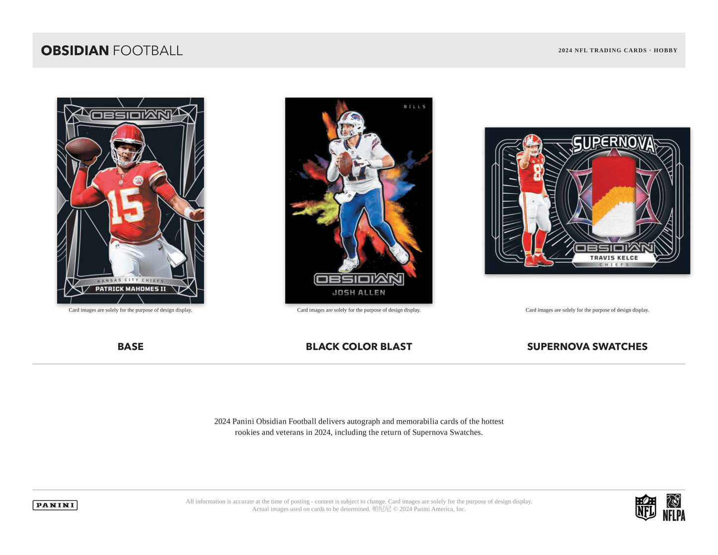 Panini - 2024 Obsidian American Football (NFL) - Hobby Box