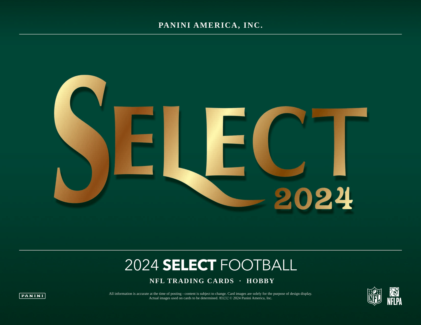 Panini - 2024 Select American Football (NFL) - Hobby Box