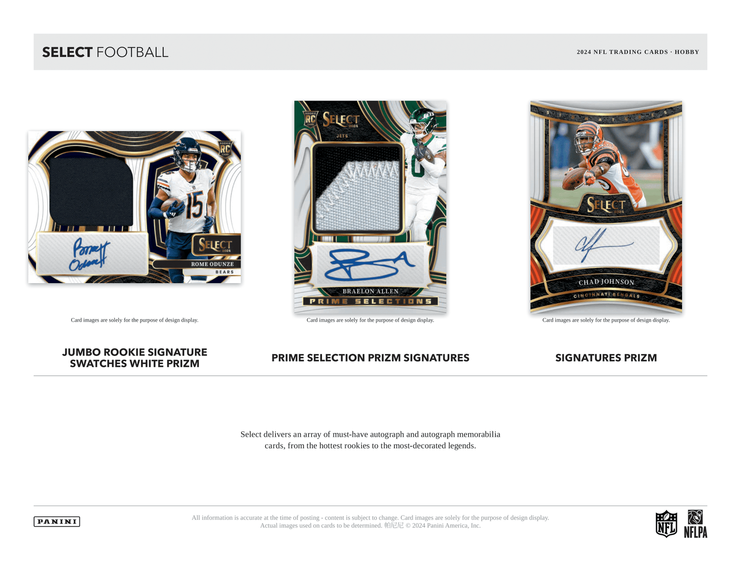 Panini - 2024 Select American Football (NFL) - Hobby Box