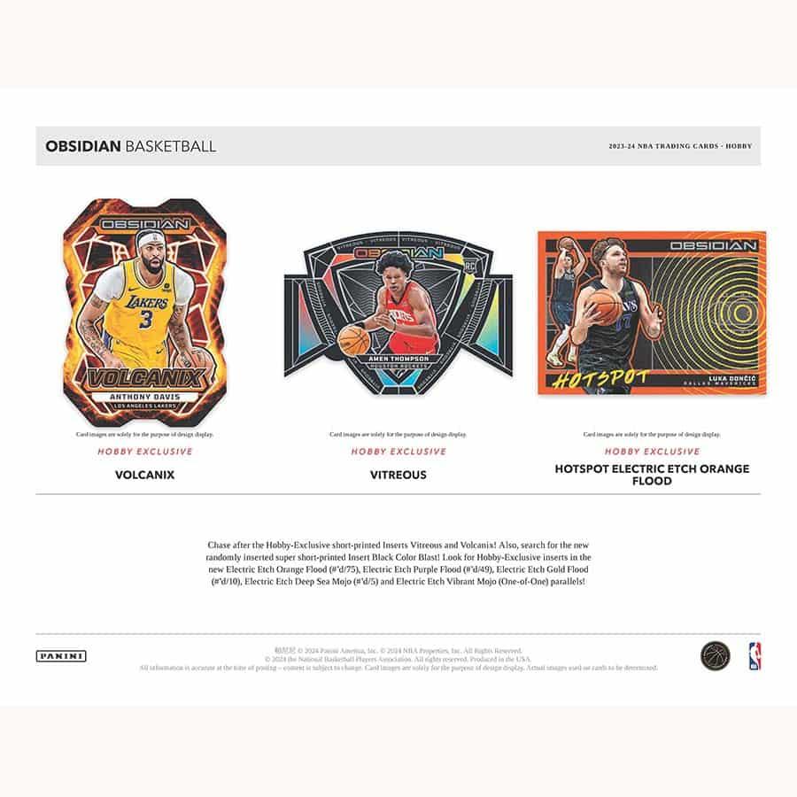 Panini - 2023/24 Obsidian Basketball (NBA) - Hobby Box