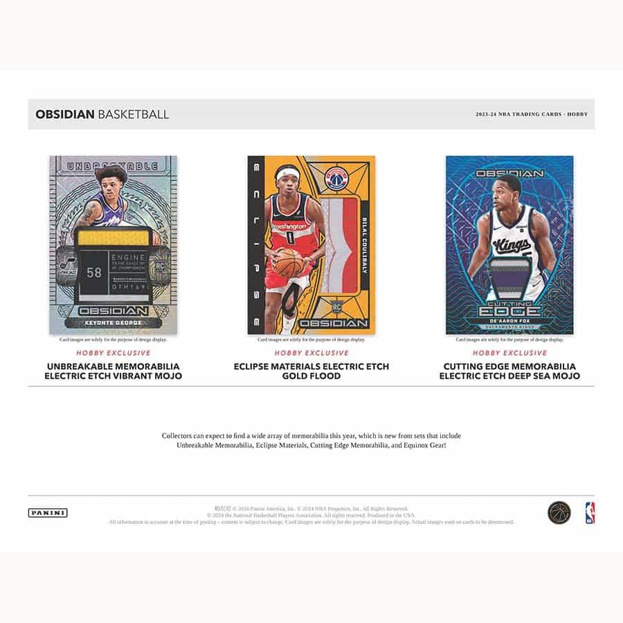 Panini - 2023/24 Obsidian Basketball (NBA) - Hobby Box