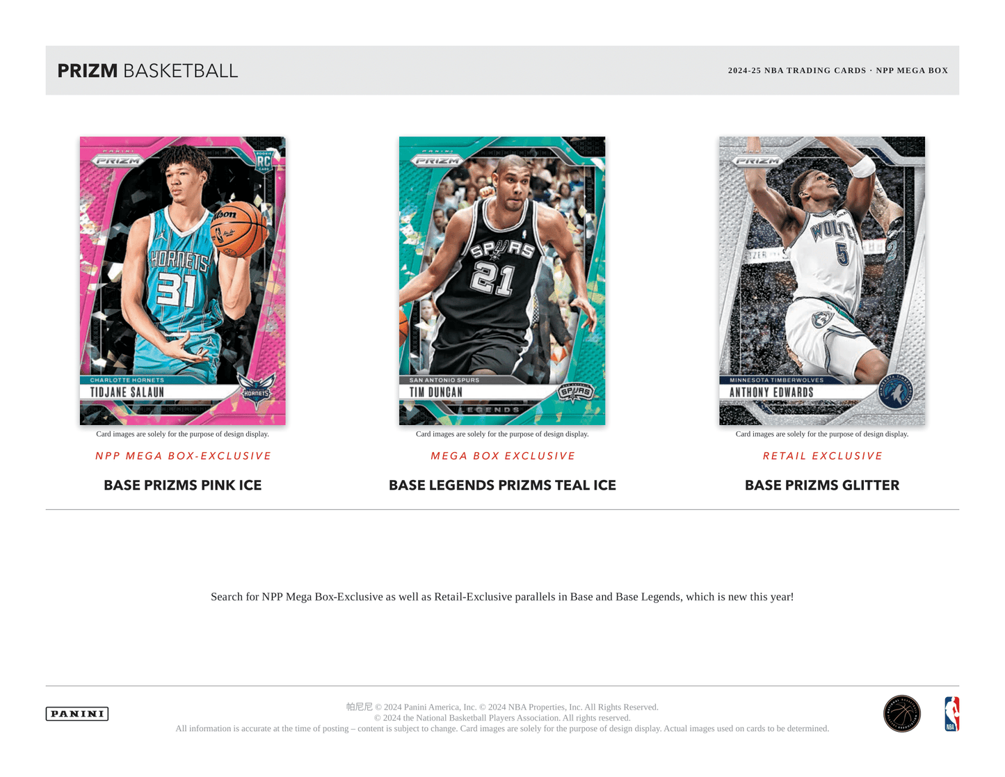 Panini - 2024/25 Prizm Basketball (NBA) - Mega Box