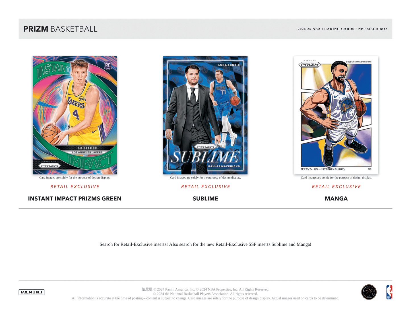 Panini - 2024/25 Prizm Basketball (NBA) - Mega Box