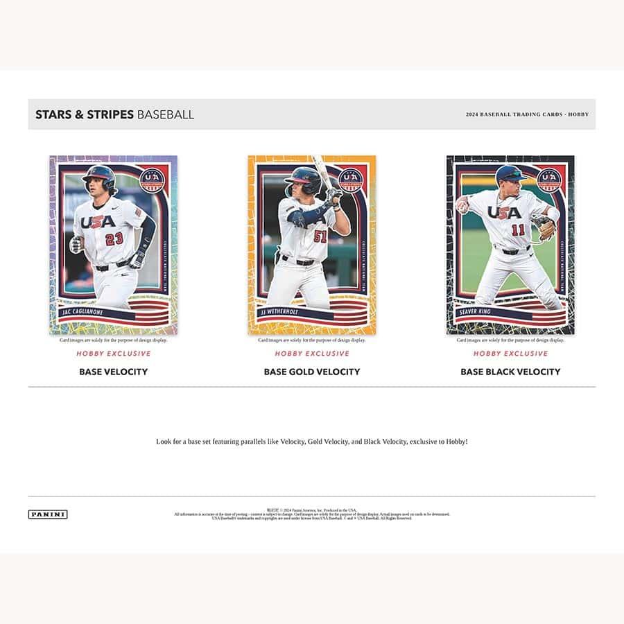 Panini - 2024 USA Stars & Stripes Baseball (MLB) - Hobby Box