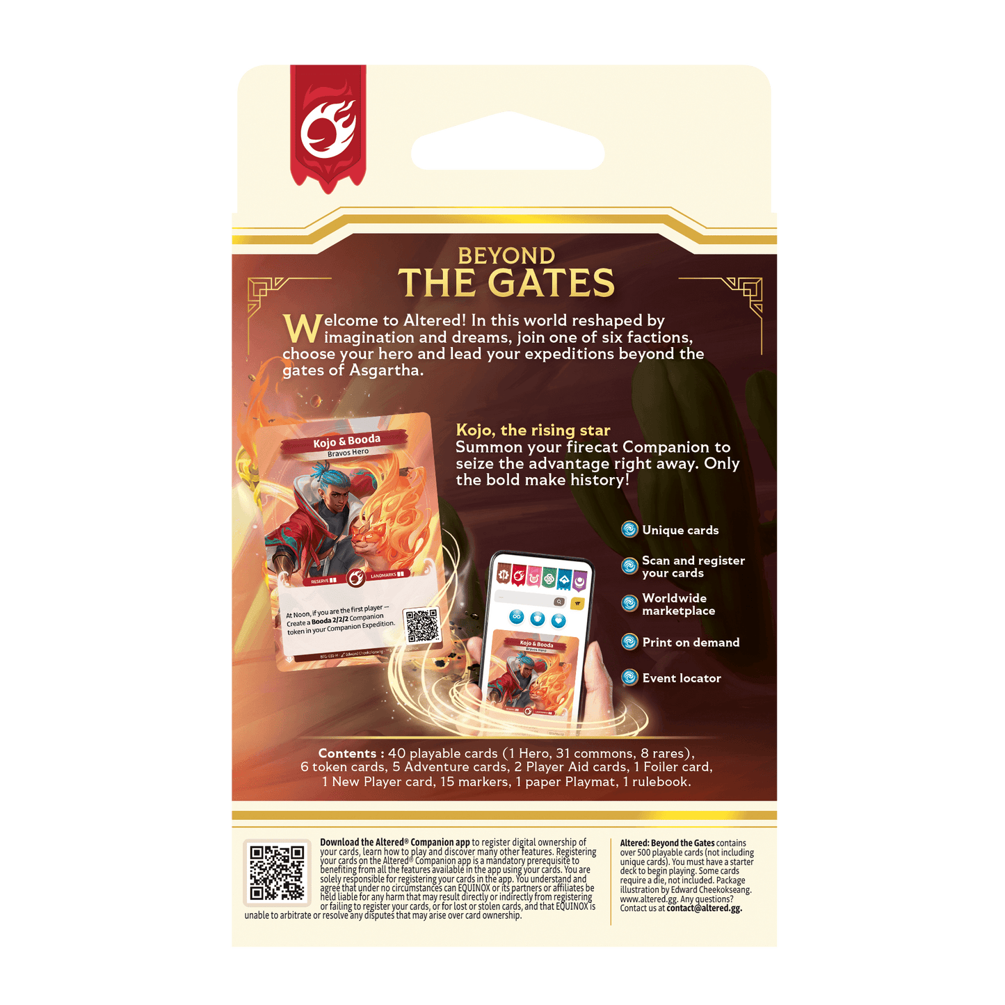 Altered TCG - Beyond The Gates - Starter Deck - Bravos