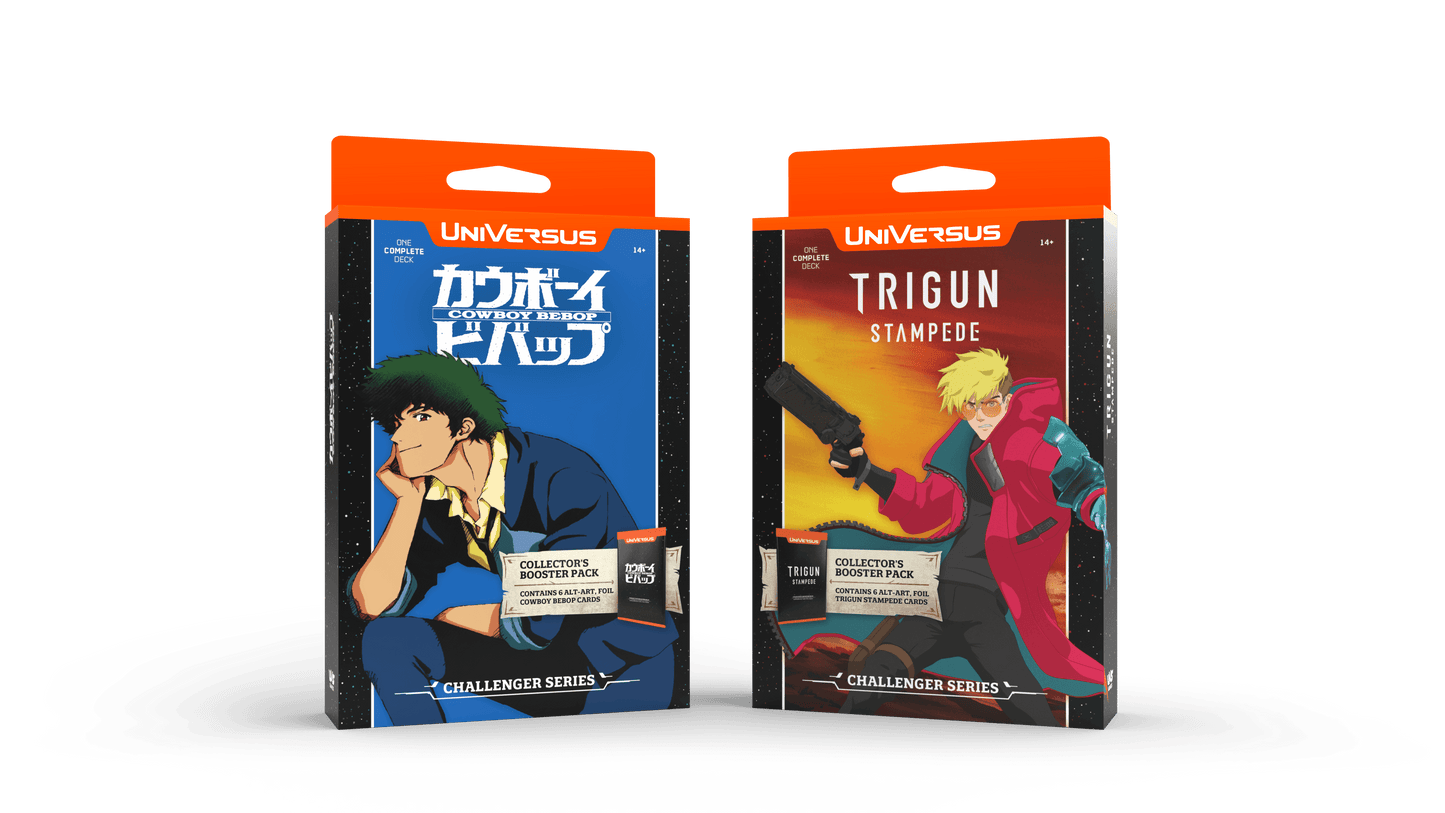 UniVersus CCG - Cowboy Bebop & Trigun Stampede - Challenger Series Decks