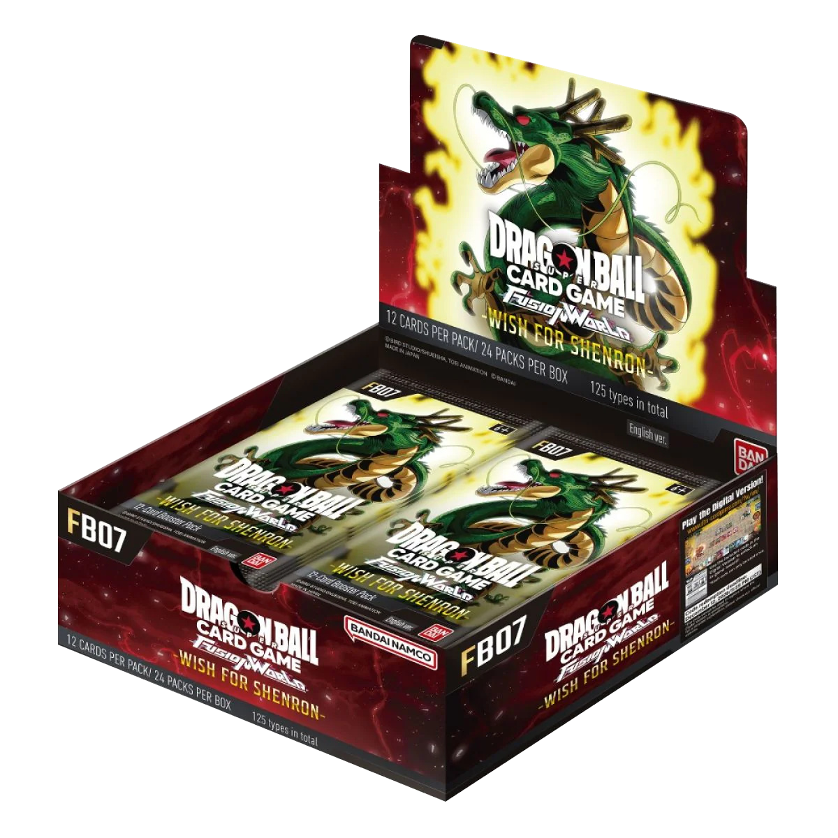 Dragon Ball Super CG Fusion World - Wish For Shenron (FB07) - Booster Box