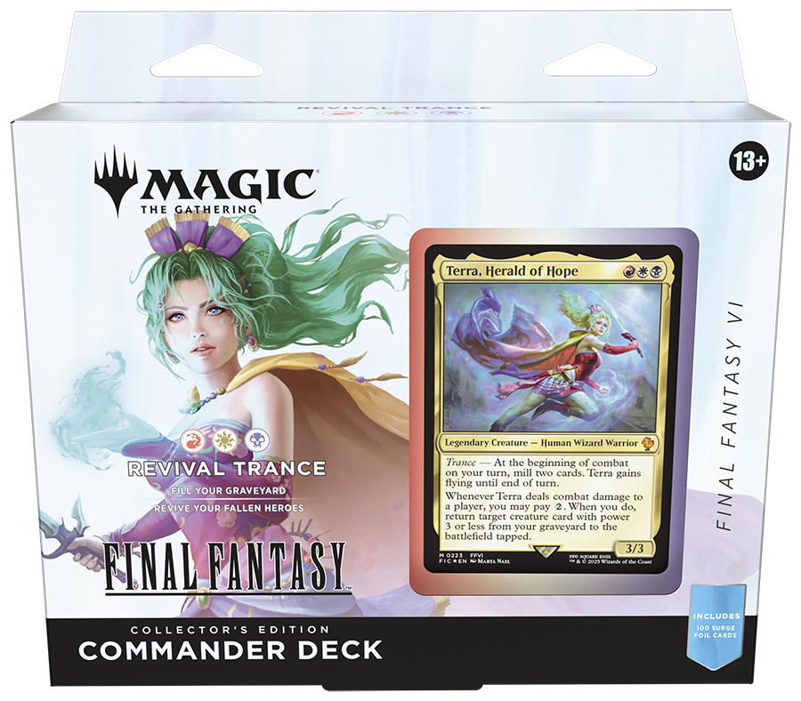 Magic: The Gathering - Universes Beyond - Final Fantasy - Collector Commander Deck - Terra, Herald of Hope