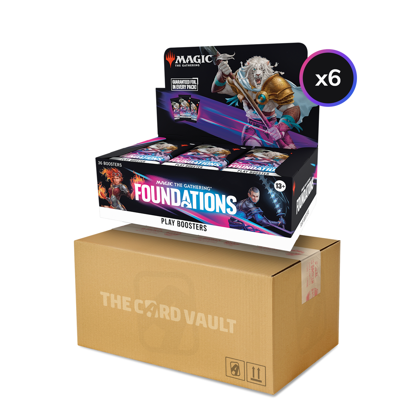 Magic: The Gathering - Foundations - Display Case (6x Play Boxes)