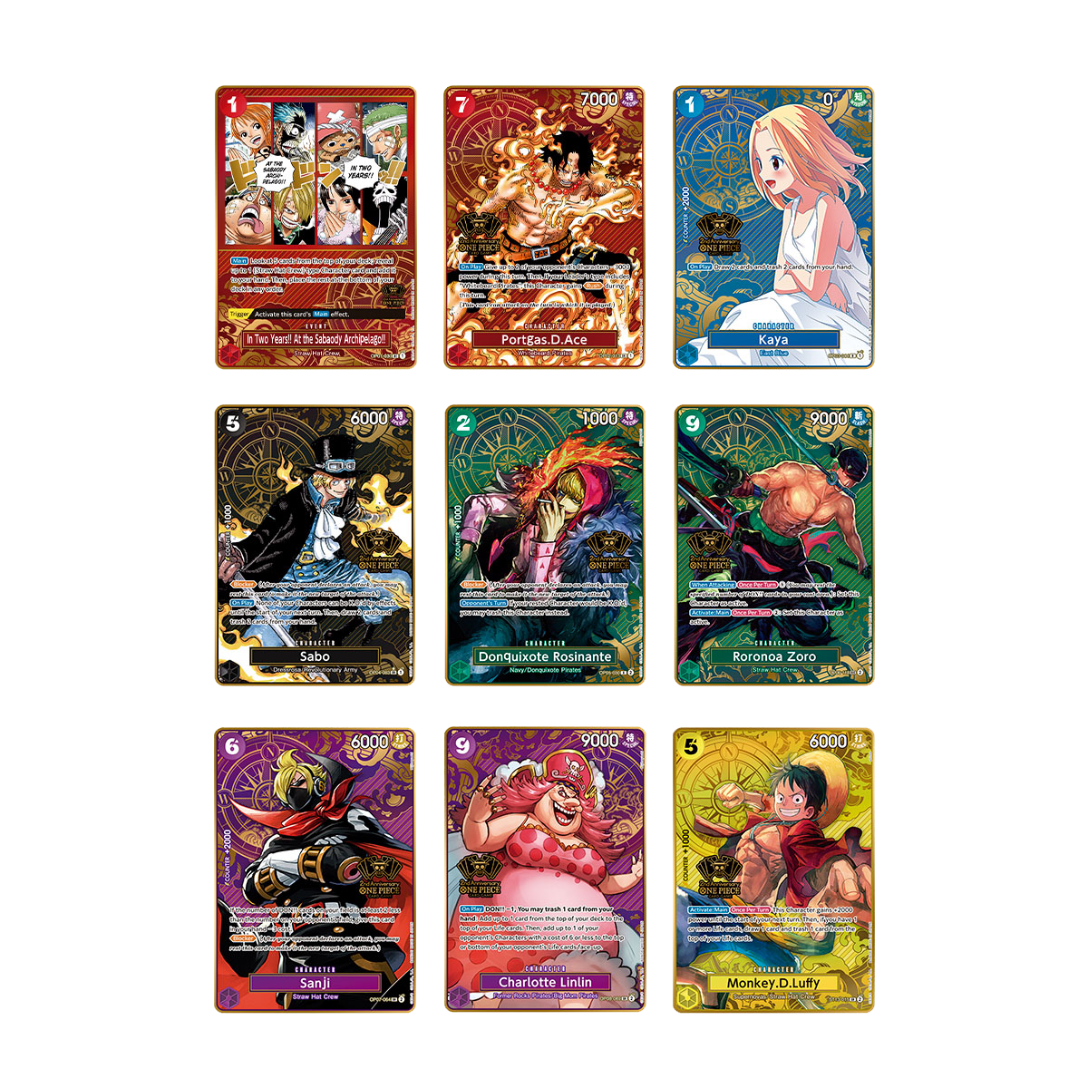 One Piece TCG - Japanese 2nd Anniversary Set