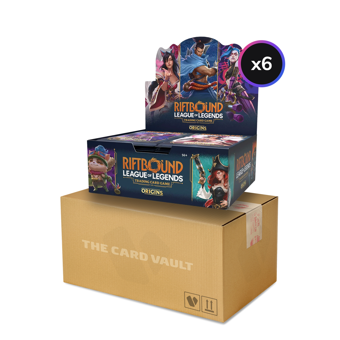 Riftbound: League of Legends TCG - Set 1 - Origins - Display Case (6x Booster Boxes)