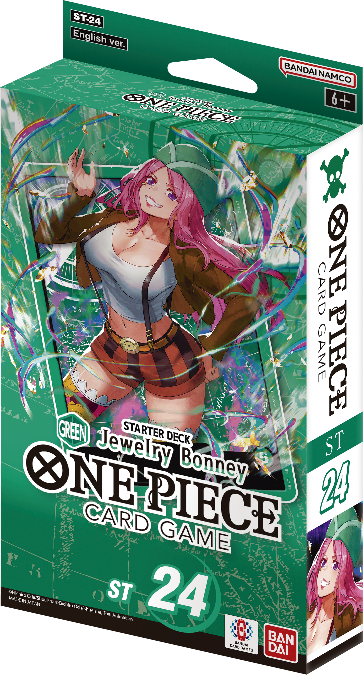 One Piece TCG - Starter Deck - (Green) Jewelry Bonney (ST-24)