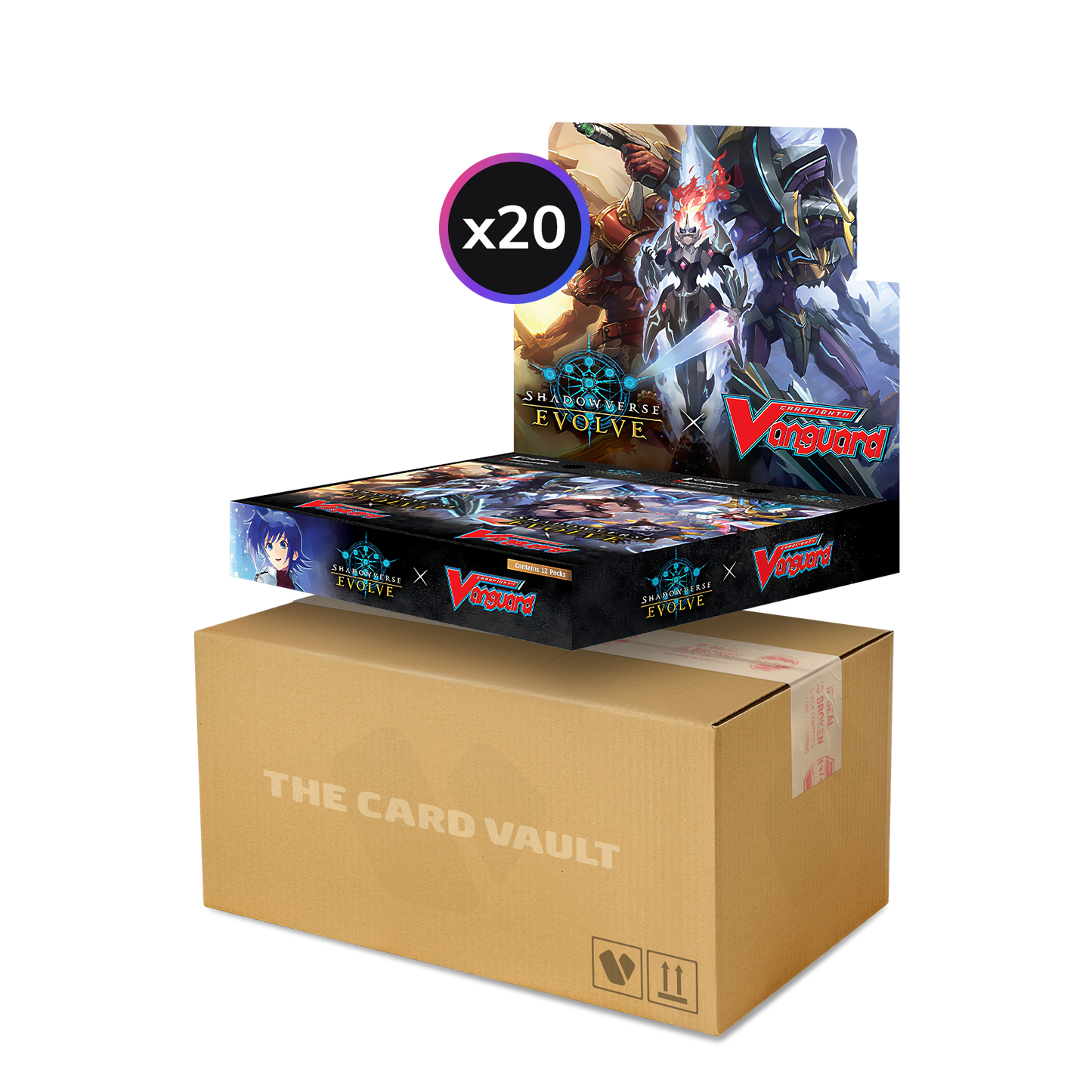 Shadowverse: Evolve - Crossover - Cardfight!! Vanguard - Display Case (20x Booster Boxes)