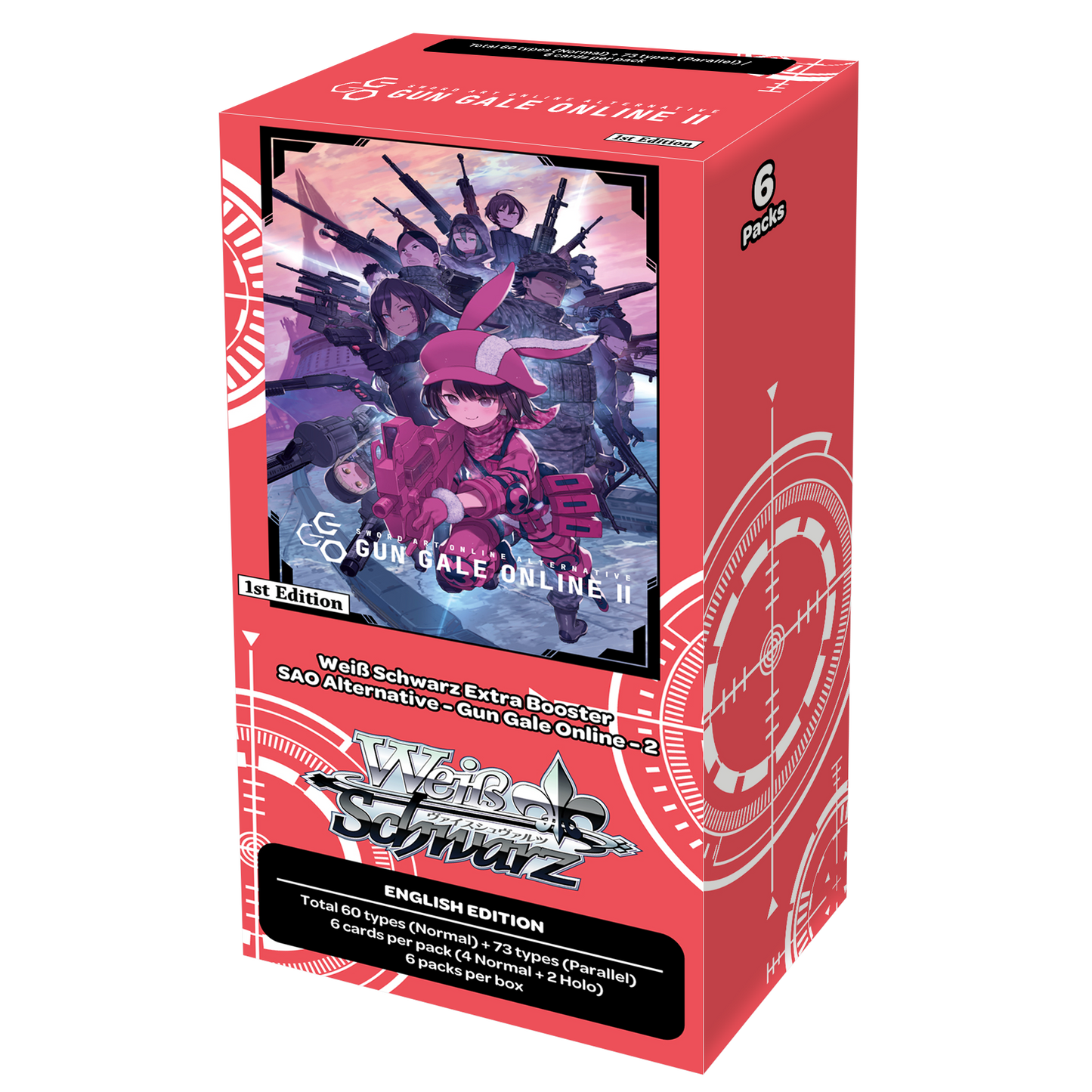 Weiss Schwarz - Gun Gale Online - Extra Booster Box (6 Packs)