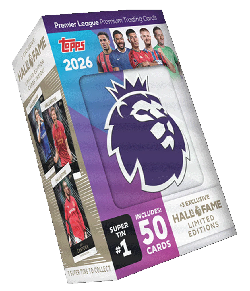 Topps - 2026 Premier League Debut Edition Football (Soccer) - Hall of Fame Super Tin (Assorted)