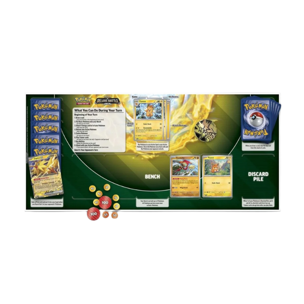 Pokemon TCG - Scarlet & Violet - Zapdos Ex Deluxe Battle Deck