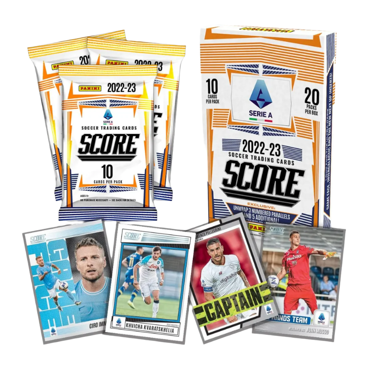 Panini - 2022/23 Score Serie A Football (Soccer) - Retail Box (20 Packs)