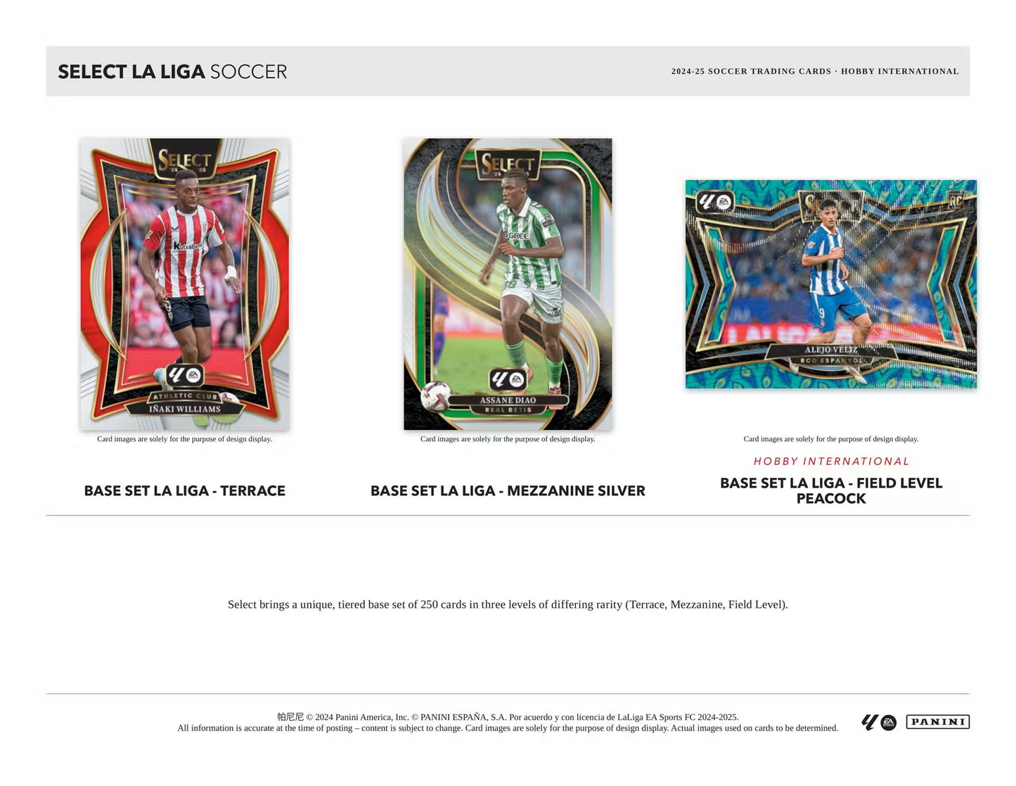 Panini - 2024/25 Select La Liga Football (Soccer) - International Hobby Box