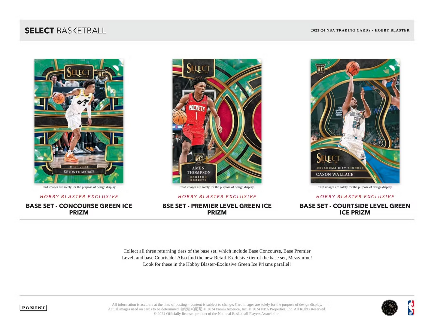 Panini - 2023/24 Select Basketball (NBA) - Hobby Blaster Box