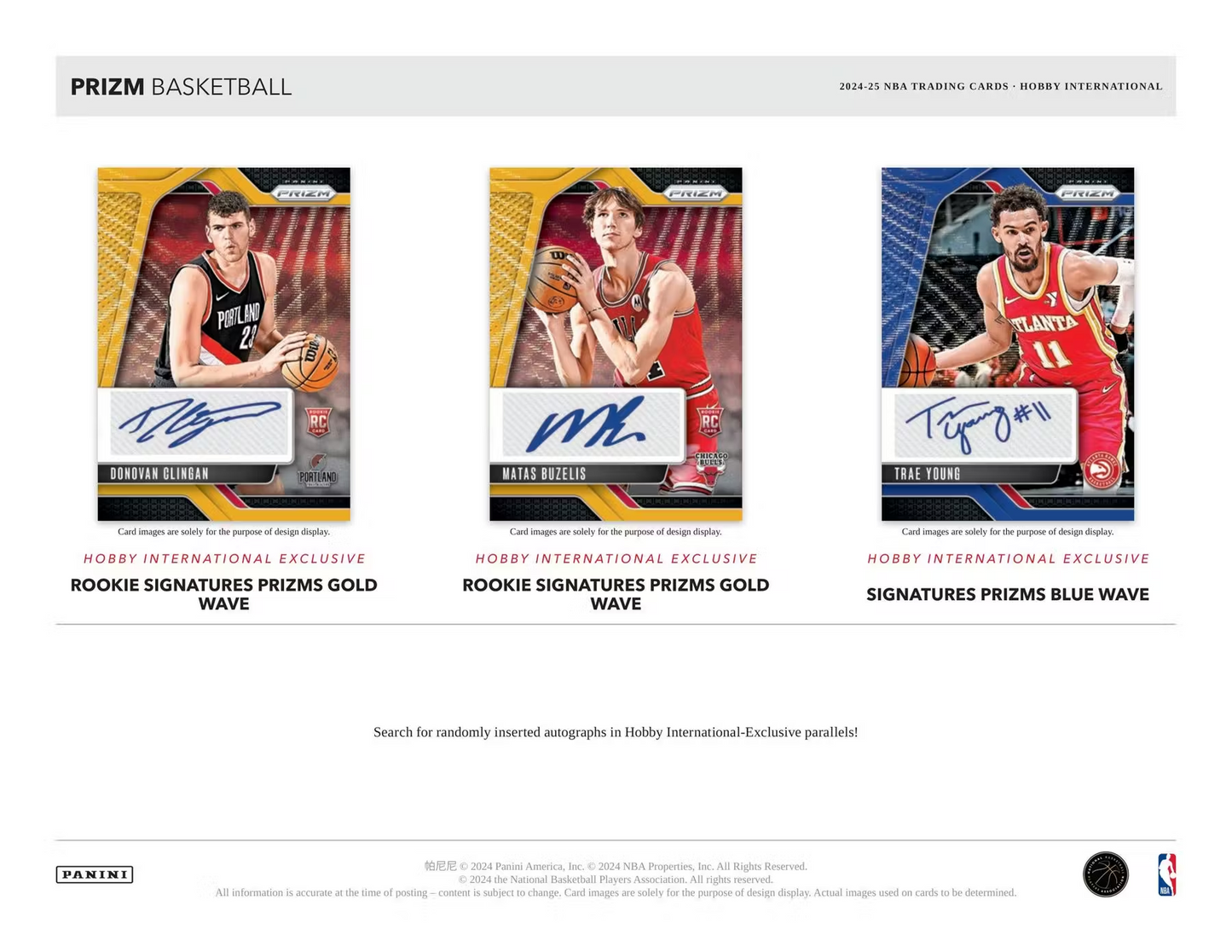 Panini - 2024/25 Prizm Basketball (NBA) - International Hobby Box