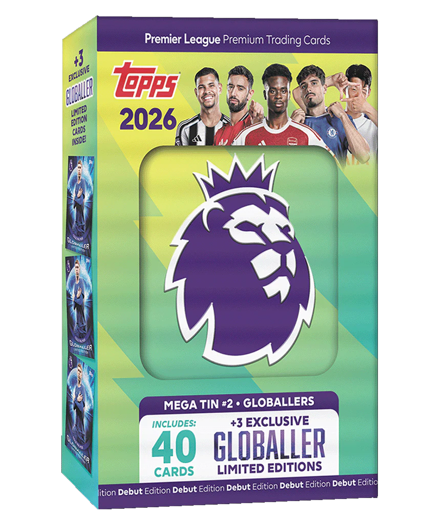Topps - 2026 Premier League Debut Edition Football (Soccer) - Mega Tin (Assorted)