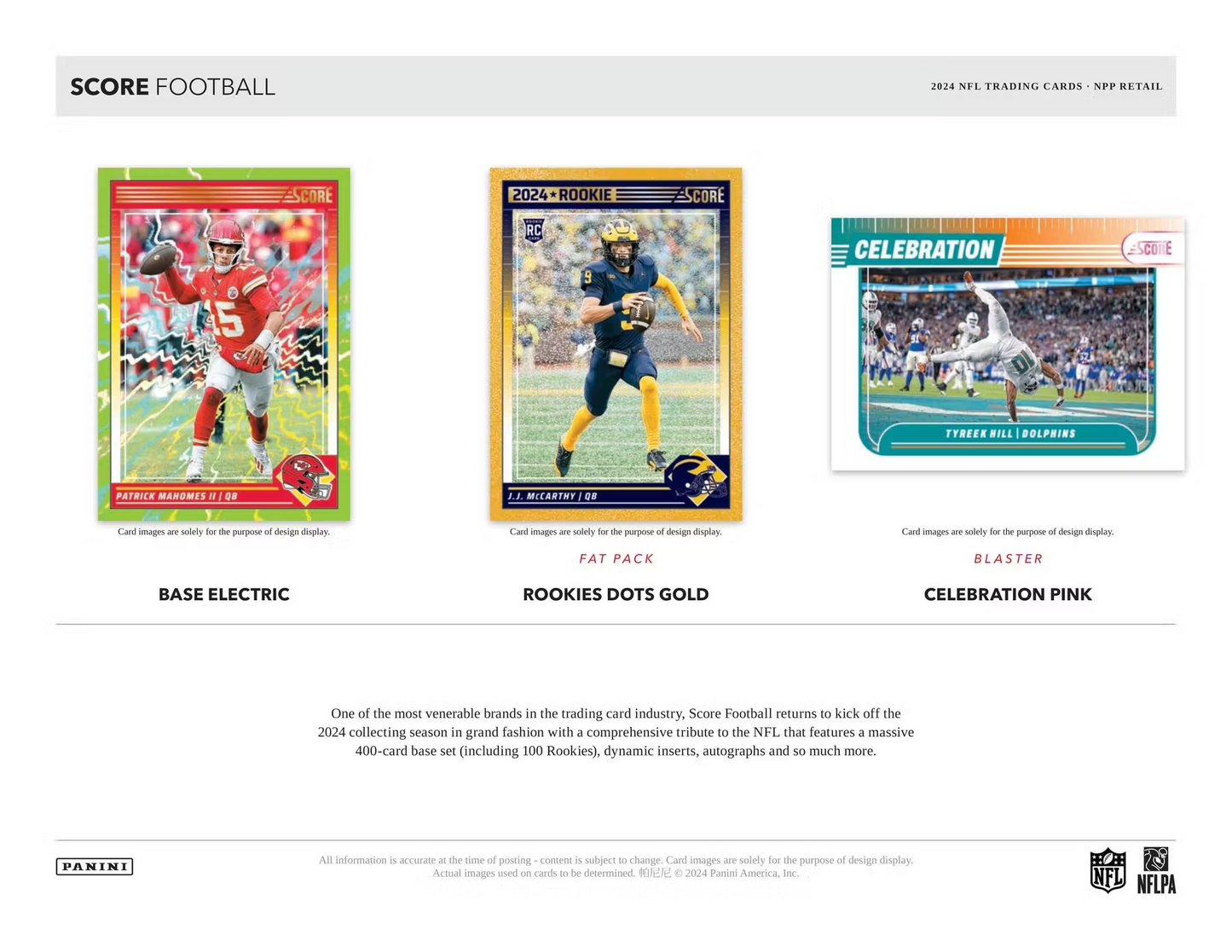 Panini - 2024 Score American Football (NFL) - Blaster Box