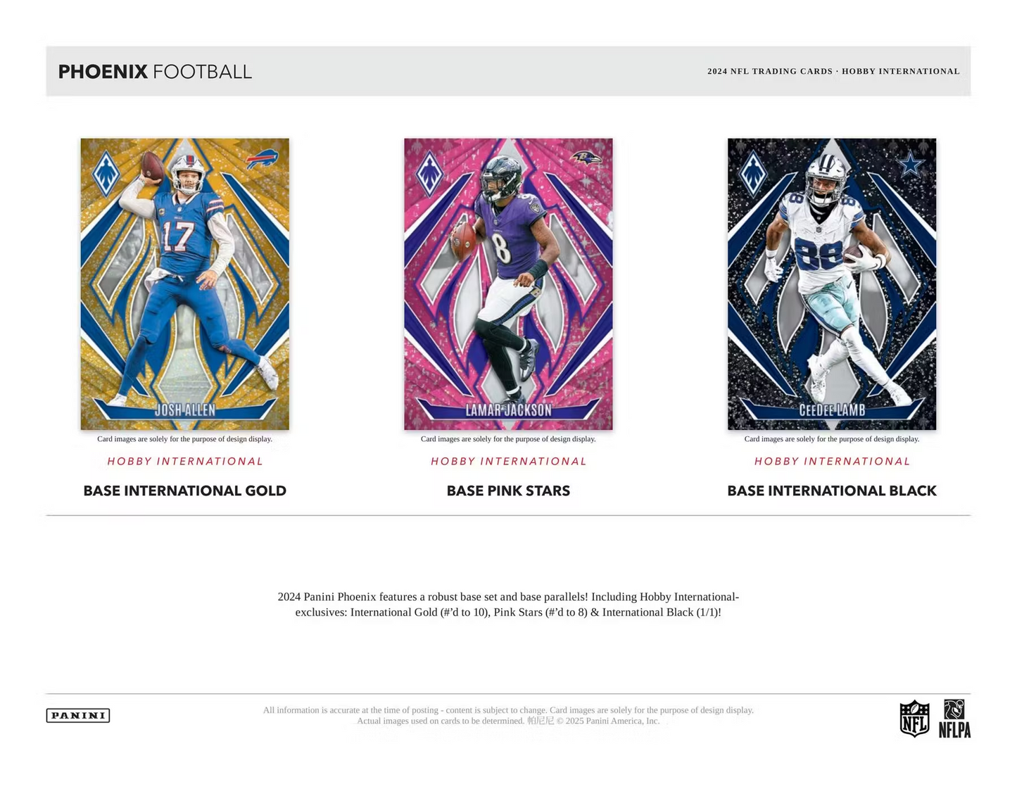 Panini - 2024 Phoenix American Football (NFL) - International Mega Box
