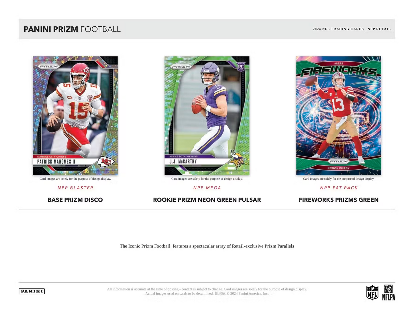 Panini - 2024 Prizm American Football (NFL) - Mega Box