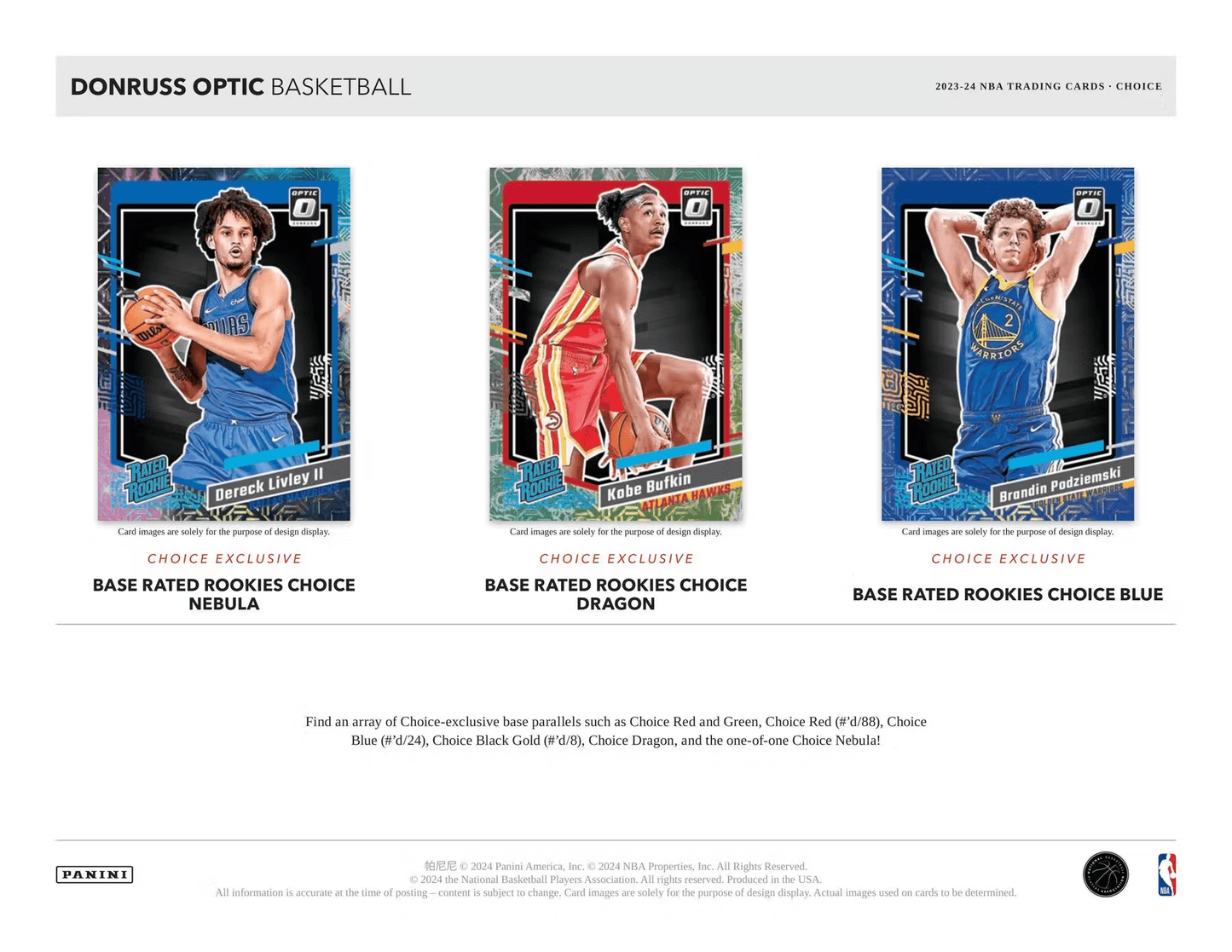 Panini - 2023/24 Donruss Optic Basketball (NBA) - Choice Box
