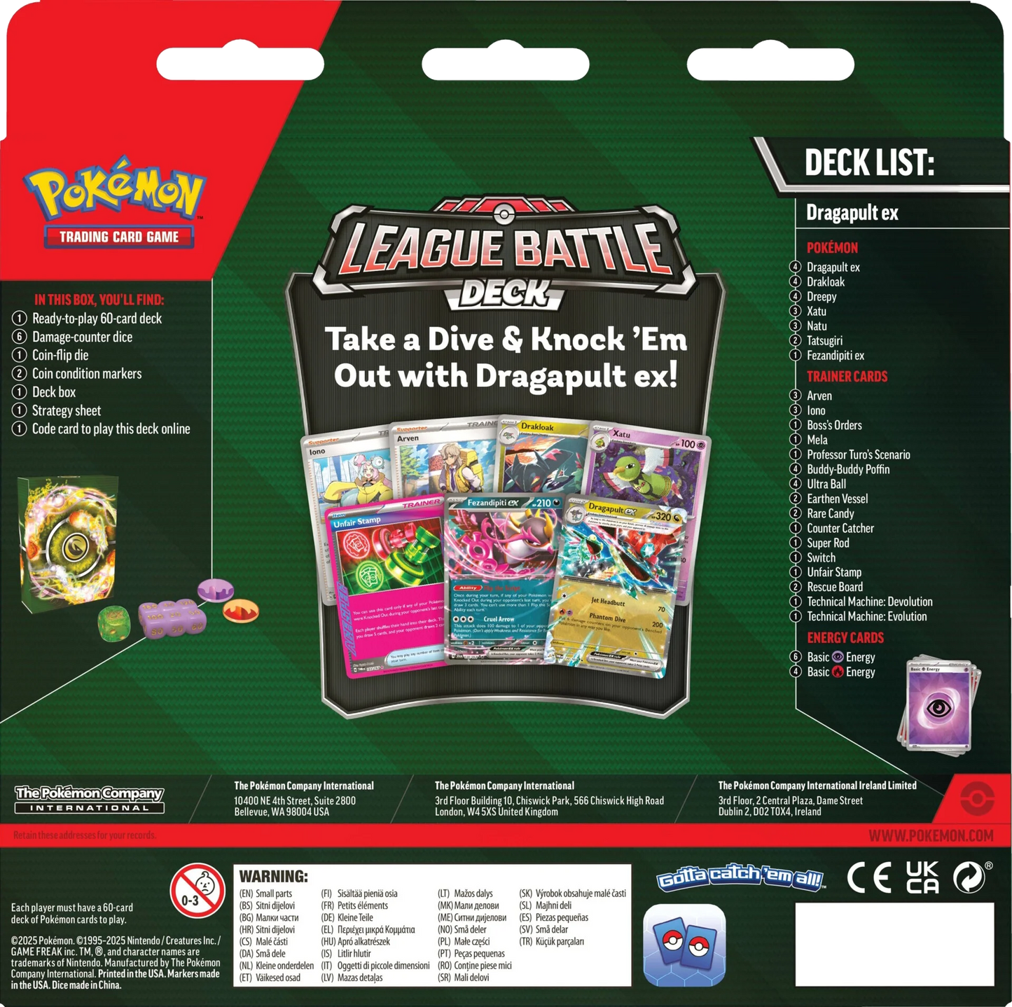 Pokemon TCG - Scarlet & Violet - League Battle Decks - Dragapult ex